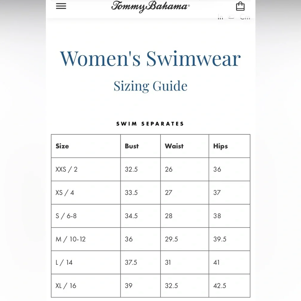 Tommy Bahama tankini set size large(14) - Picture 9 of 9